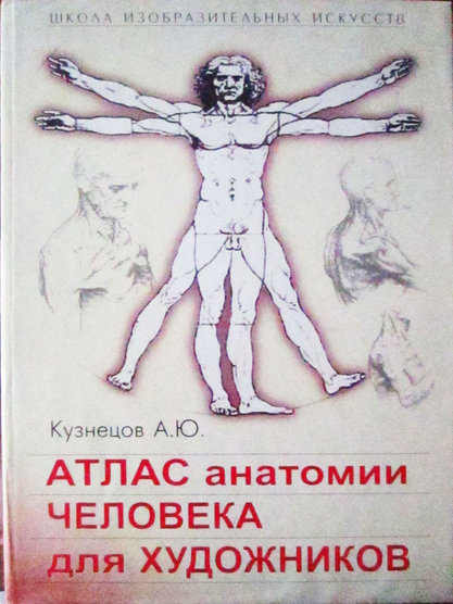 Атлас анатомии человека для художников. Кузнецов А.Ю.2002