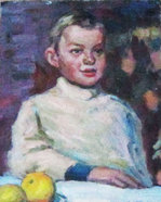 Шевченко Ю.А. "Мальчик с фруктами" 1965