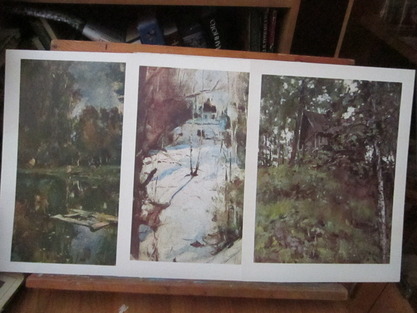 Landscapes by Valentin Serov. Пейзажи В.А. Серова. Альбом репродукций. Art publishers Aurora 1978