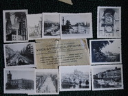 Набор старинных чёрно- белых фото открыток Старой Праги производства Чехословакия преблизительно 1930-40х  год