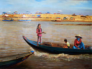 Самгинова Наталья "Озеро Тонлесаб. Камбоджа" 2015