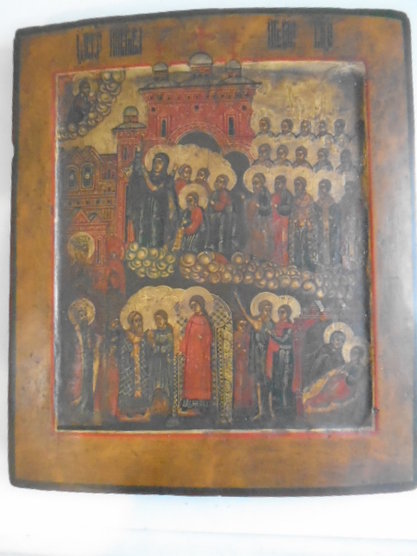 Икона "Покров Пресвятой Богородицы" XIX век