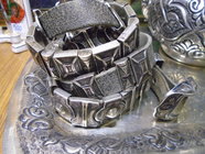 Пояс кавказский кинжальный серебро старинный 18-19 век