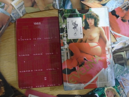 Карты игральные "Evelina" очень эротичные 1987 года