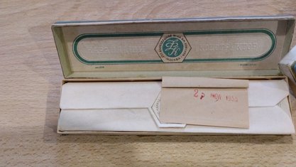 Карандаши в коробке "Конструктор"фабрики Красина 1955год полный комплект 10 штук